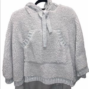 Fluffy Sweater Poncho